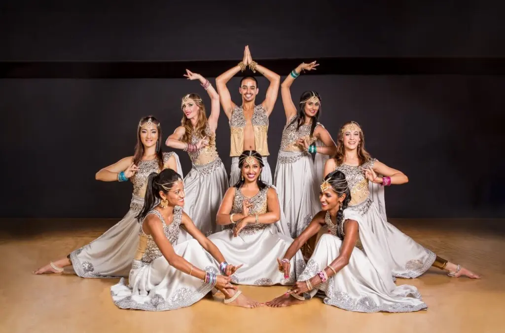 Beginners learning different dance styles including hip-hop, contemporary, Bollywood, and classical at Euphoria Dance Academy in a dance studio.